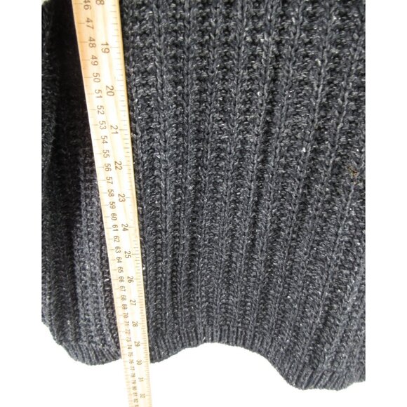 VINTAGE Eddie Bauer Sweater XL Pullover Striped Chunky Knit Grandpa 90s - Picture 4 of 11